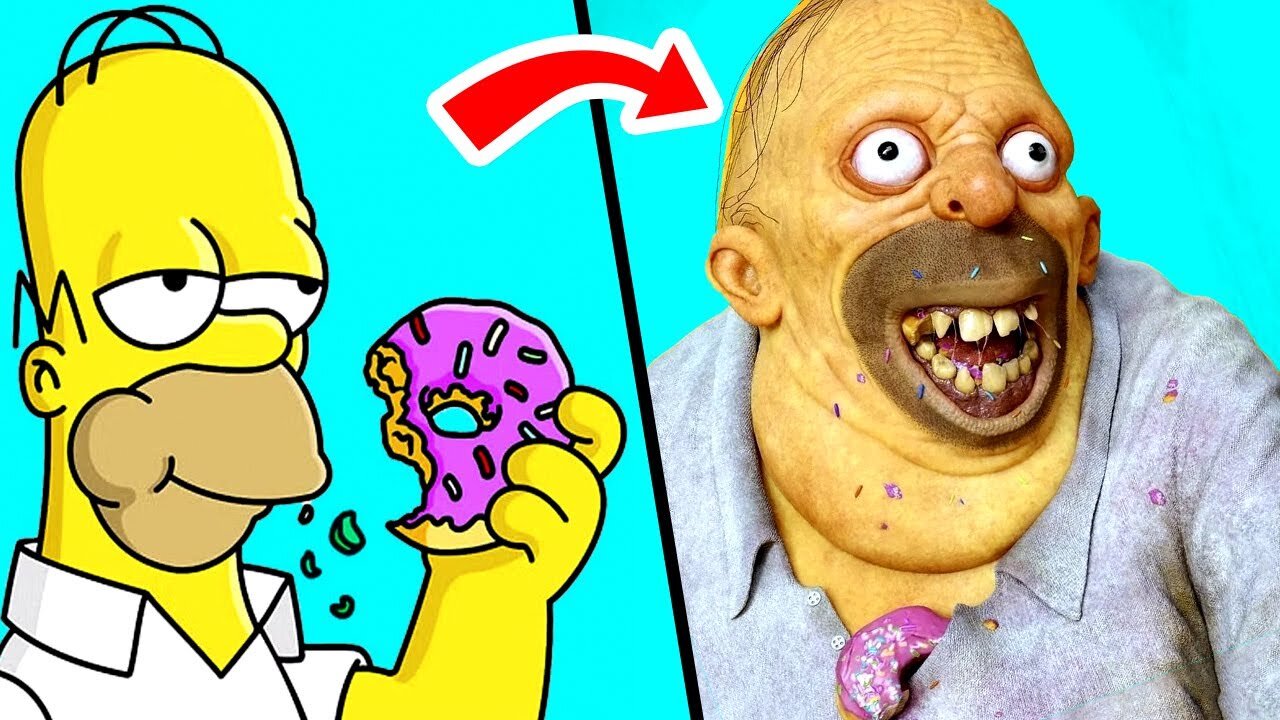 Horrifying Realistic Versions of Famous Characters