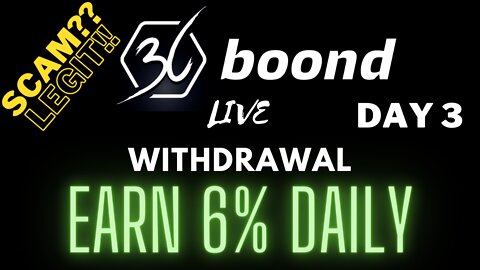 BCBOOND Review|Earn 6% DAILY FOREVER|DAY 3|LIVE WITHDRAWAL #bitcoin#hyip #passiveincome #defi#crypto