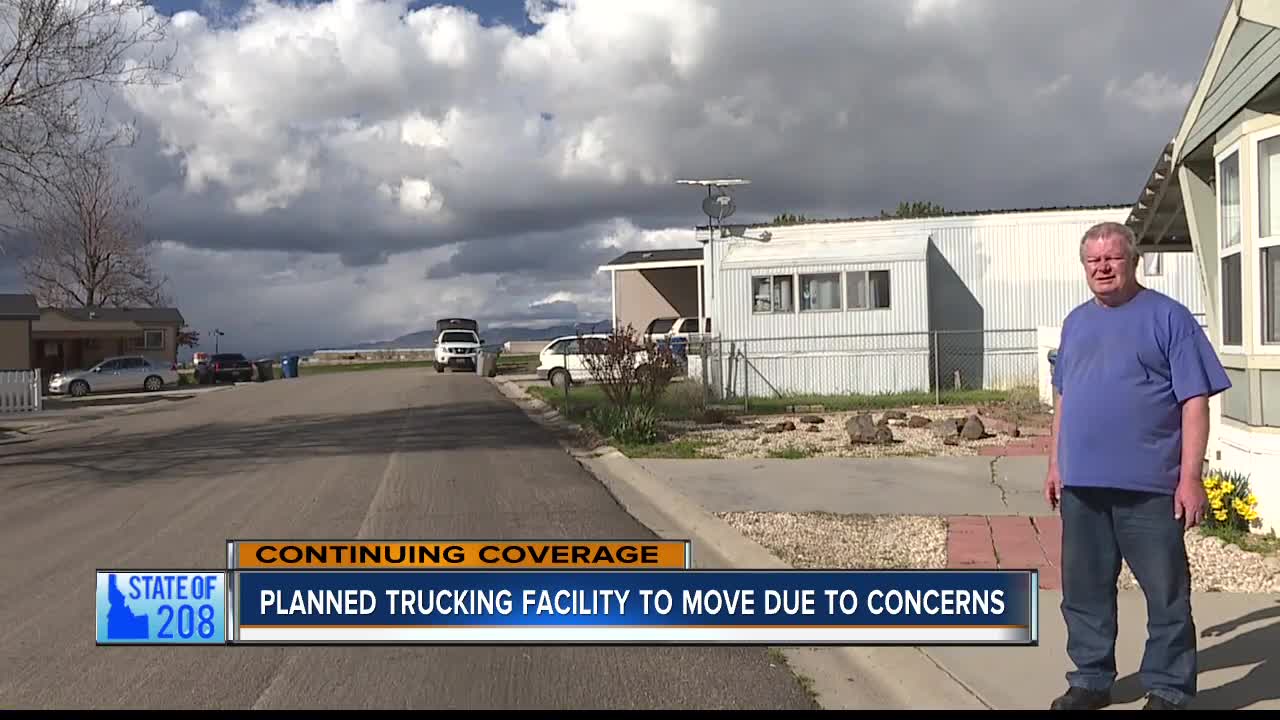 Planned trucking facility to move due to concerns