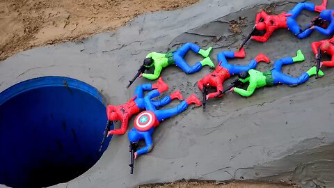Experiment_ Spiderman vs Fanta, Pepsi, Sprite, Mtn Dew, Sodas, Coca-Cola vs Mentos in cartoon