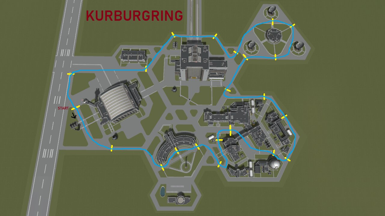 Kerbal space program : Races! - Kurburgring