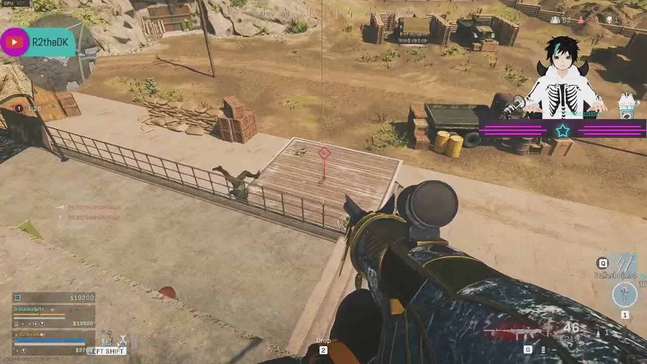 grenade on zipline lol