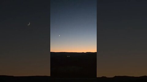 Page, Arizona at dusk
