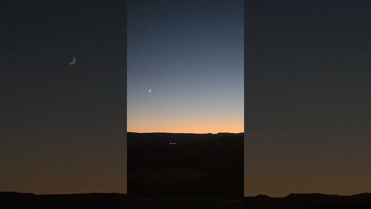 Page, Arizona at dusk