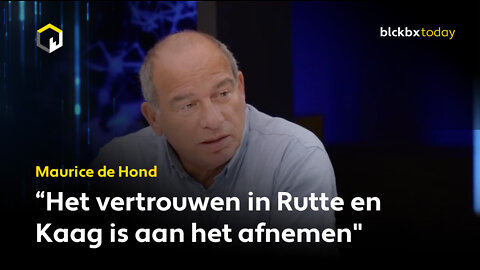 Maurice de Hond: "Het vertrouwen in Rutte en Kaag is aan het afnemen"