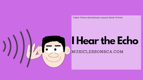 Piano Adventures Lesson Book Primer - I Hear the Echo