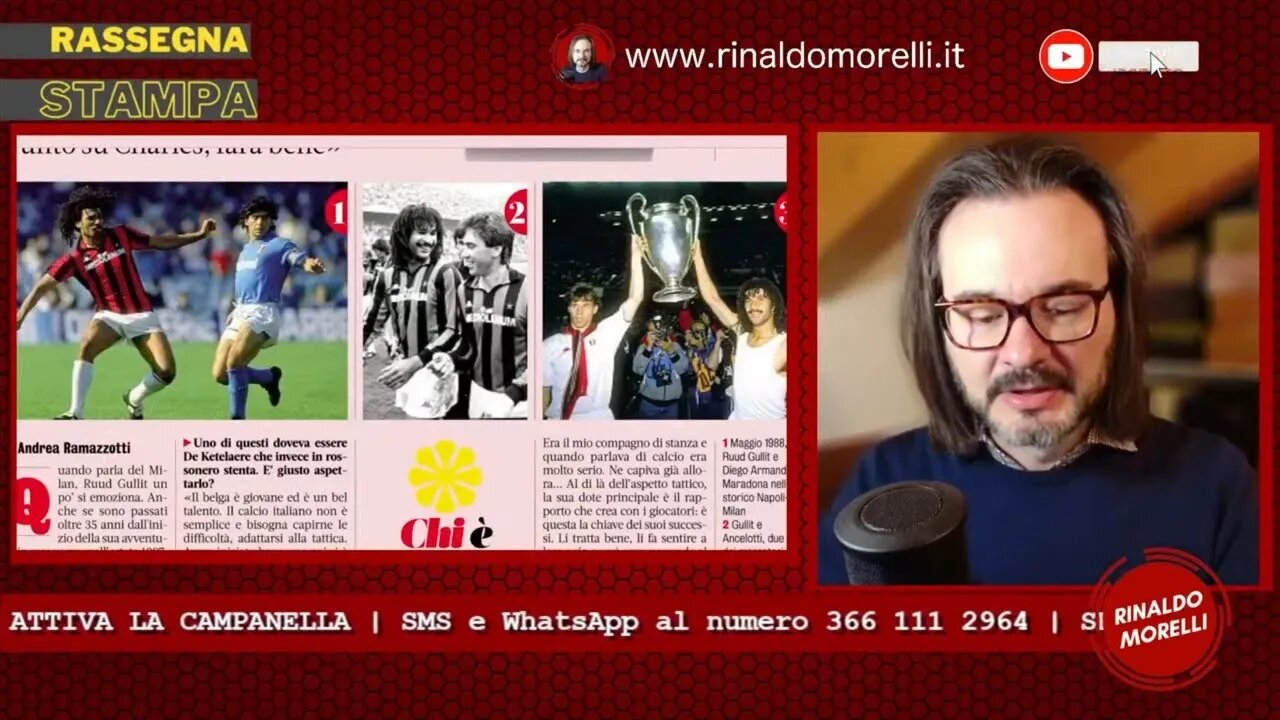 Rassegna Stampa 21.02.2023 #269 - Napoli notte Champions. Pioli Panchina d'Oro e Sacchi dice che...