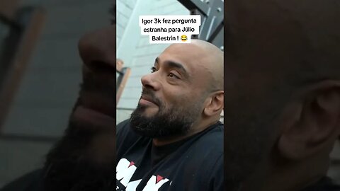 Igor 3k fez pergunta estranha para Júlio Balestrin ! #shorts