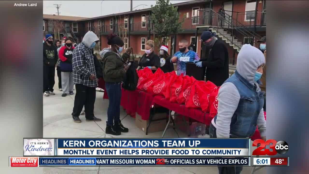 Local organizations team up to provide food and other necessities to community members in need