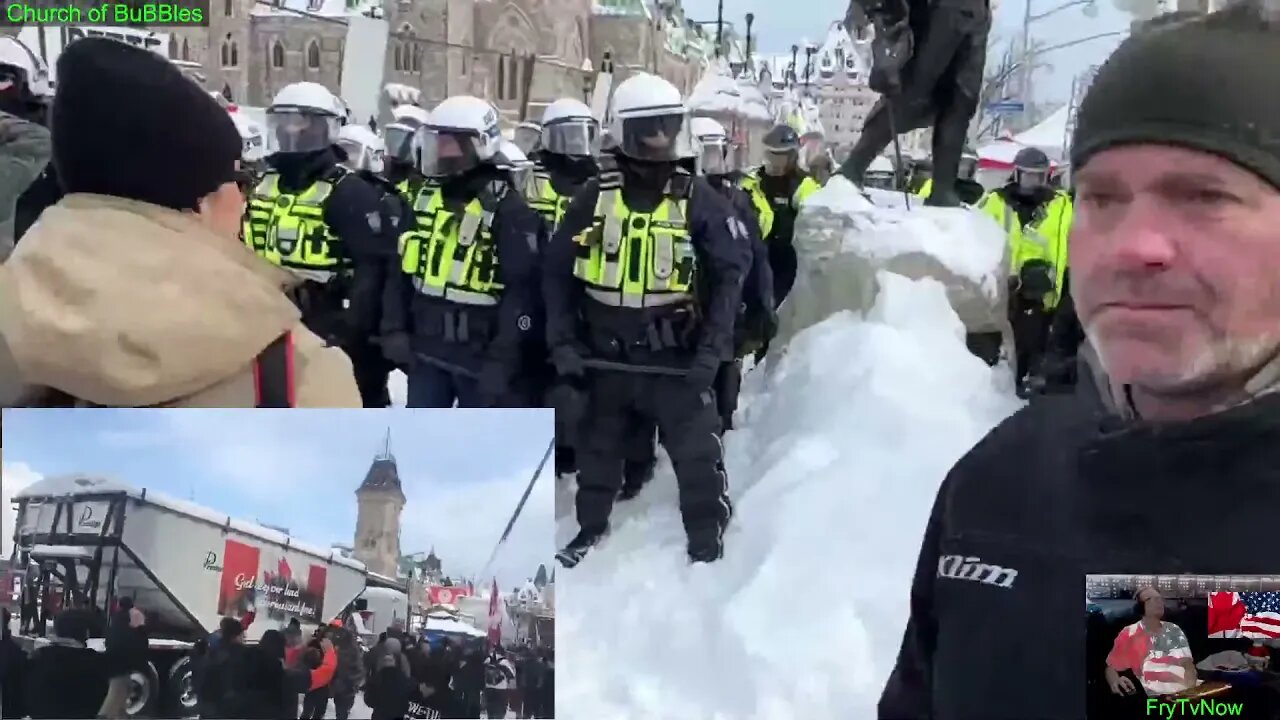 Truckers Freedom Convoy 2022 In Ottawa, Canada February 19 part-1 LIVE!!!!