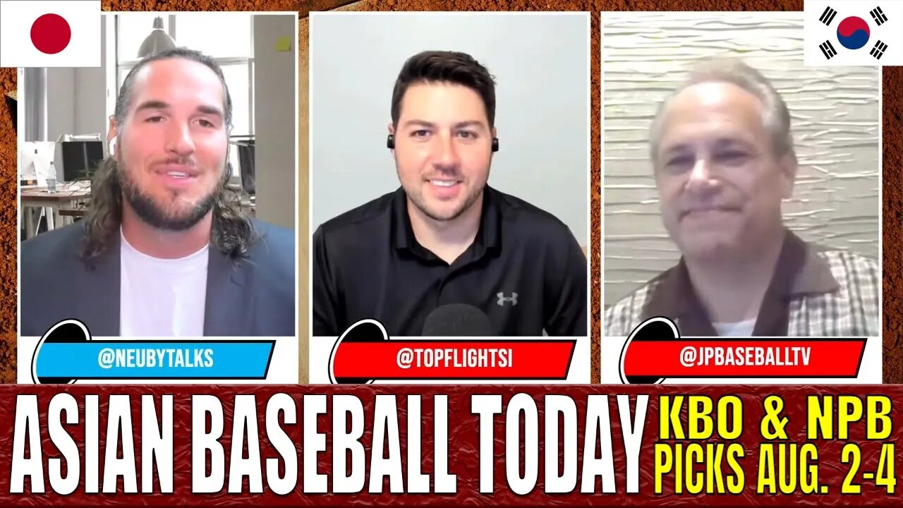 Asian Baseball Picks, Odds and Series Previews | KBO and NPB | Asian Baseball Today | Aug 2-4