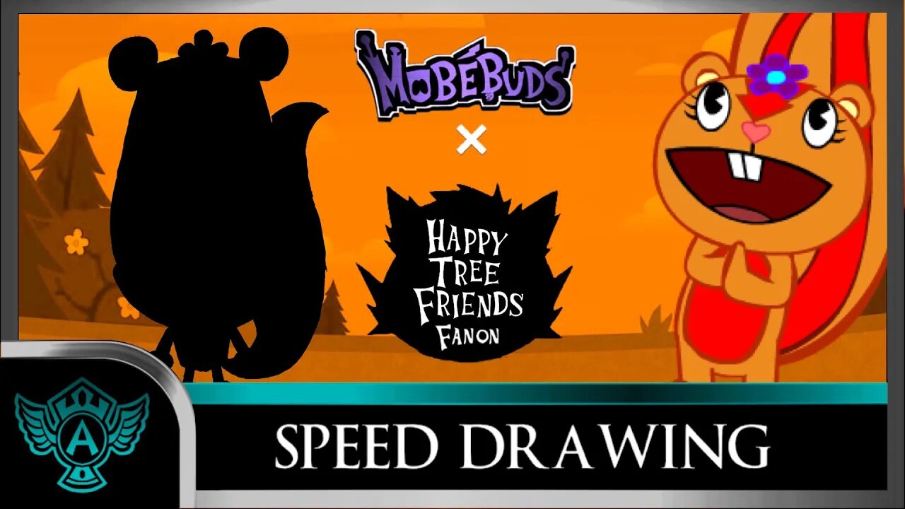 Speed Drawing: Happy Tree Friends Fanon - Amber | Mobebuds Style