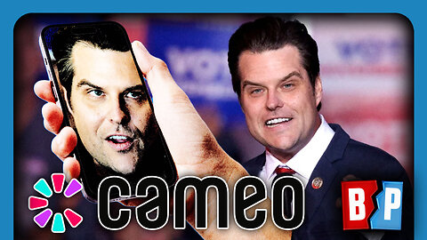 HUMILIATING: Scorned Matt Gaetz FOR SALE On Cameo