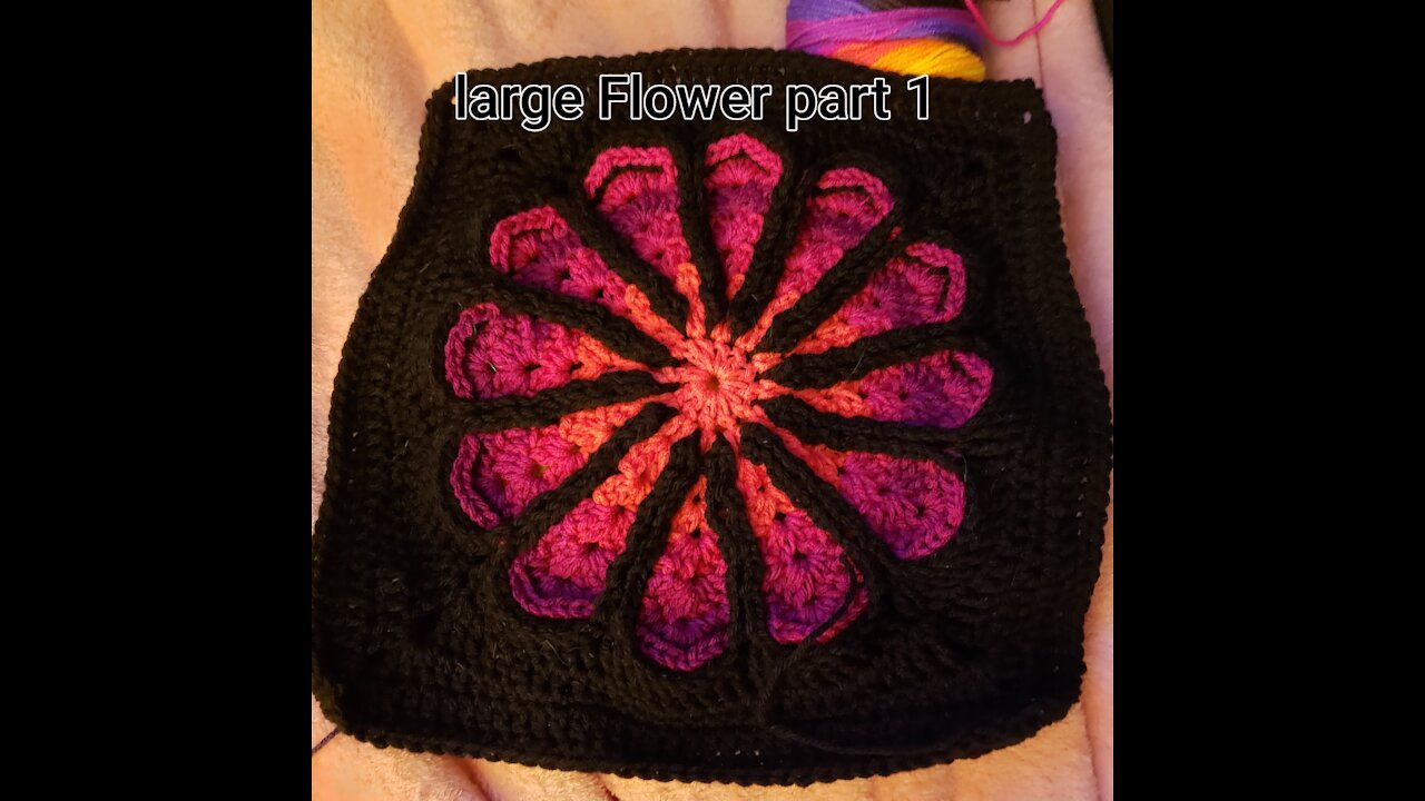 Flower granny square pt 1