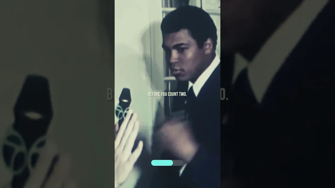 Muhammad Ali shows Reporter his Speed #shorts #muhammadali #boxing #motivation