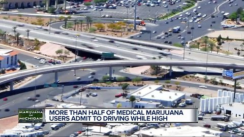 Study: More than half of Michigan medical marijuana users admit to driving while high