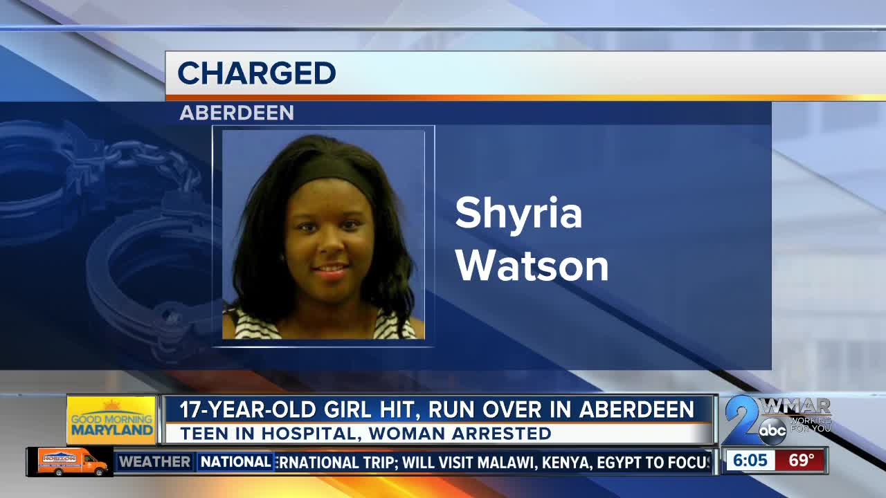 Teen intentionally run over during fight with other woman