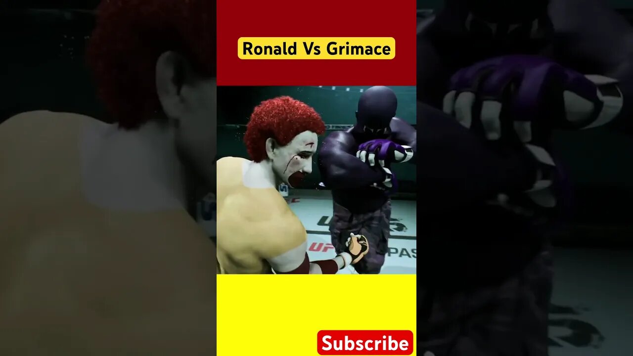 Ronald Vs Grimace #meme #funny #ufc5 #shorts