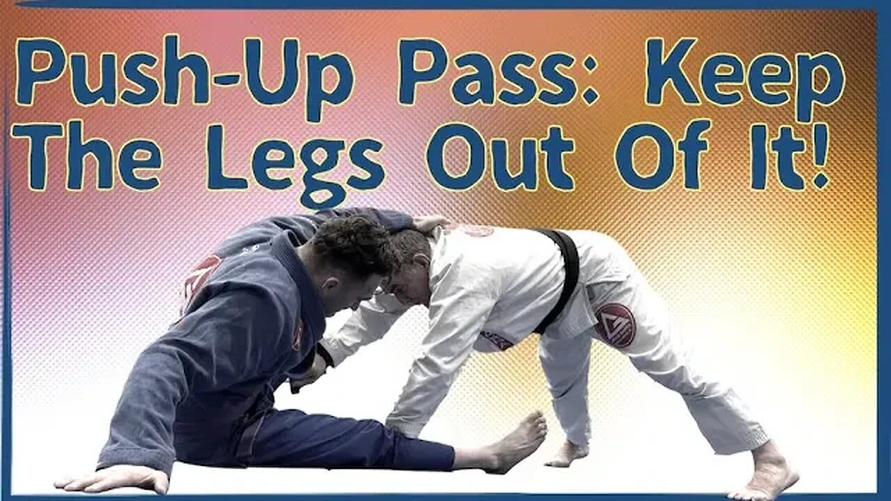 The "Push-Up Pass". Keep Your Legs Safe! Training with Shihan Cameron Quinn