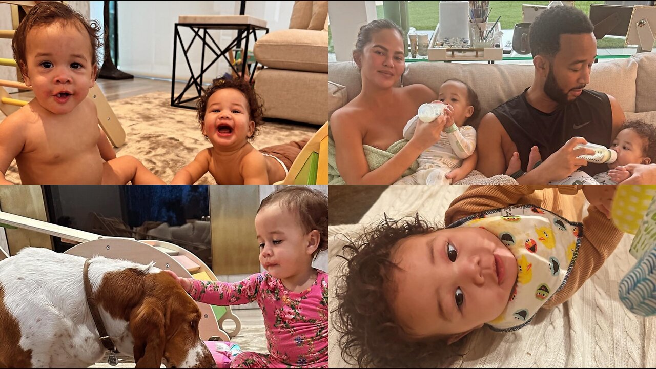 Adorable Chaos: Chrissy Teigen's Babies and Dogs Steal the Show!