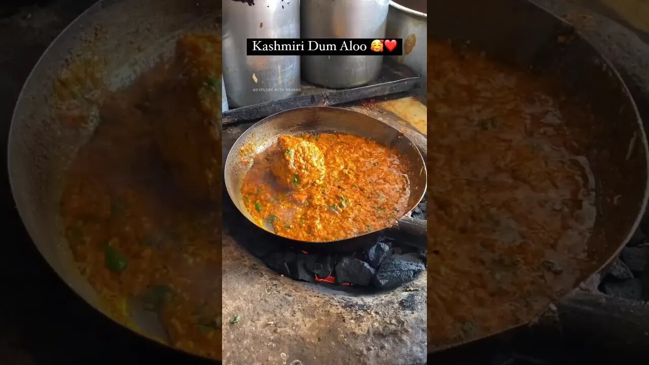 Kashmiri Dum Aaloo 😋 #foodvlog #food #vlogs