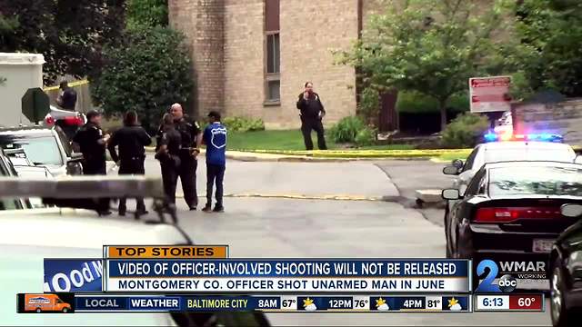 Montgomery County Police asked to not release video footage of fatal shooting