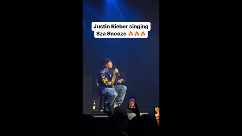 Justin Bieber Singing Snooze by Sza🔥