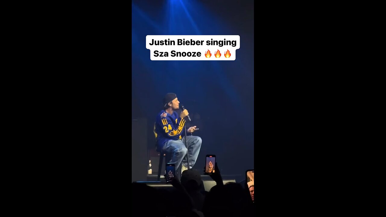 Justin Bieber Singing Snooze by Sza🔥