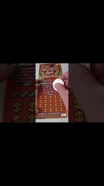 $1,000,000 Luck Scratch Off Ticket!