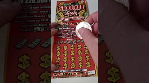 $1,000,000 Luck Scratch Off Ticket!