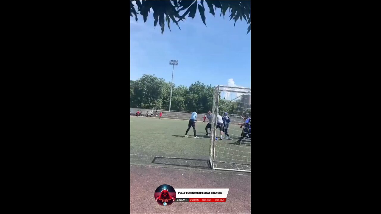 Fight between Football players