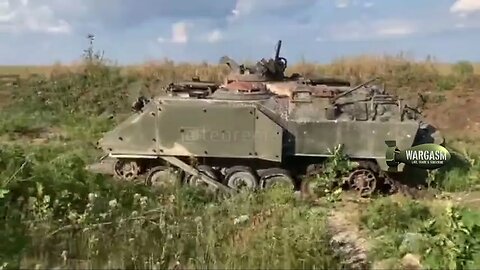 Disabled & abandoned Ukrainian M113 troop carrier