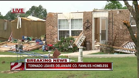 Tornado leaves Jay families homeless