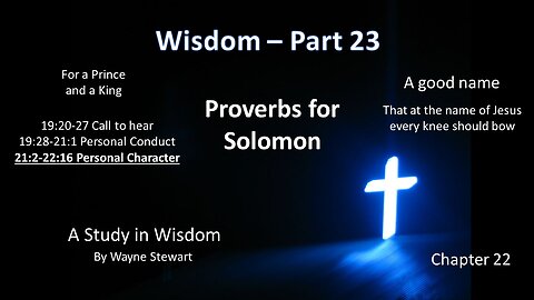Wisdom - Part 23