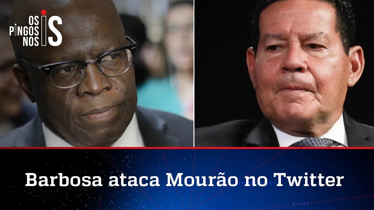 Joaquim Barbosa critica Mourão: 'Hipócrita e Reacionário'