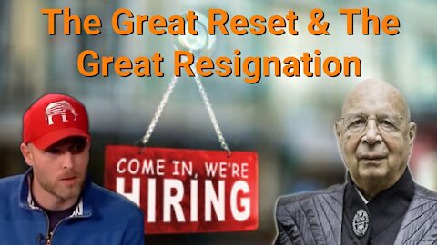 Vincent James || The Great Reset & The Great Resignation