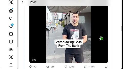 從銀行提取現金需要一個理由，至少在英國和澳洲是這樣