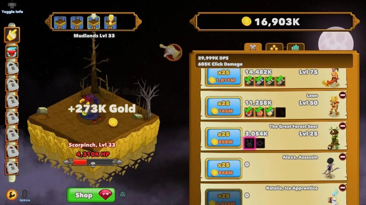 Clicker Heroes PS5 Part 4 Nearly To 50