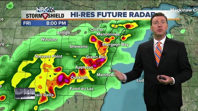MIchael Fish's NBC26 Storm Shield weather forecast