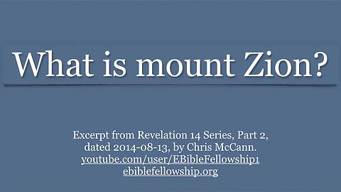 What is mount Zion?
