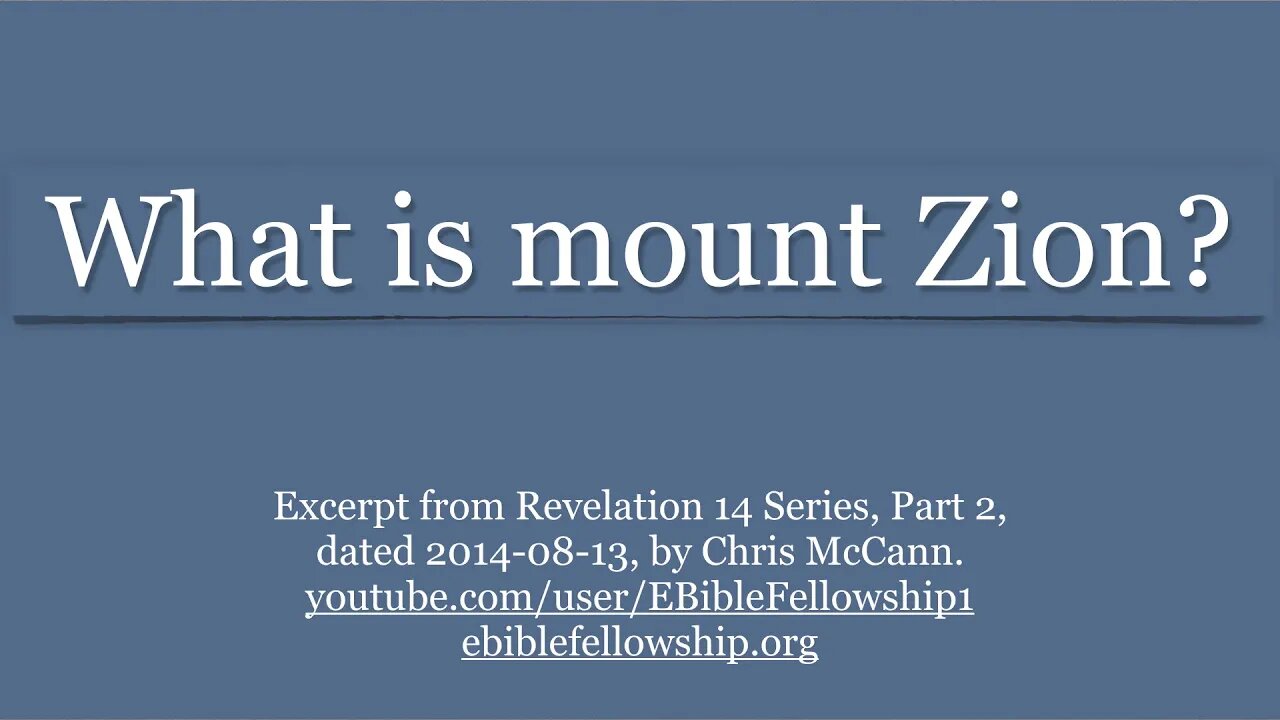 What is mount Zion?