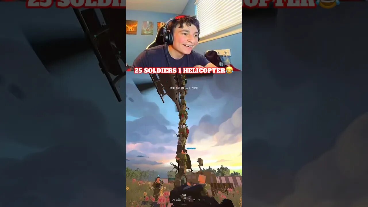 What Happens When 25 Soldiers Are In 1 Helicopter…😂