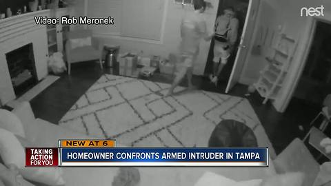 Armed intruder breaks into home with 1-year-old child inside