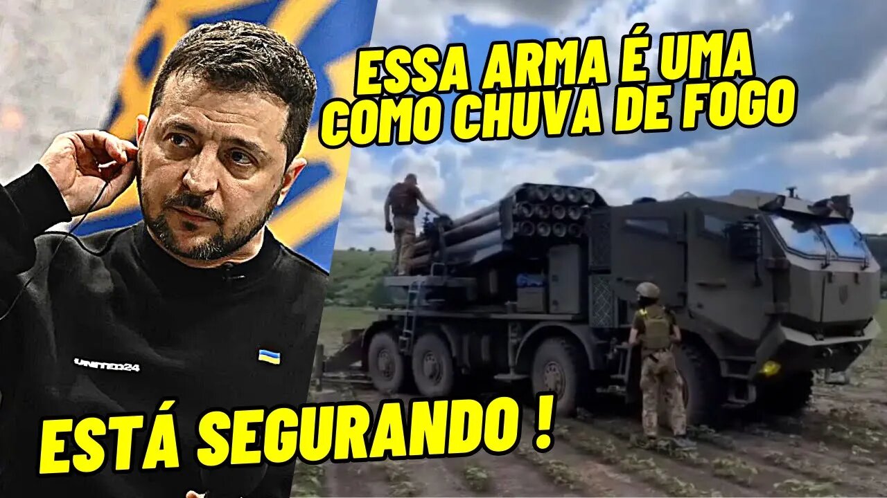 UCRÂNIA ASSUSTOU OS RUSSOS COM ARMA GENIAL NO CAMPO