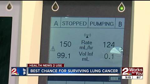 Health News 2 Use: Best chance for surviving lung cancer