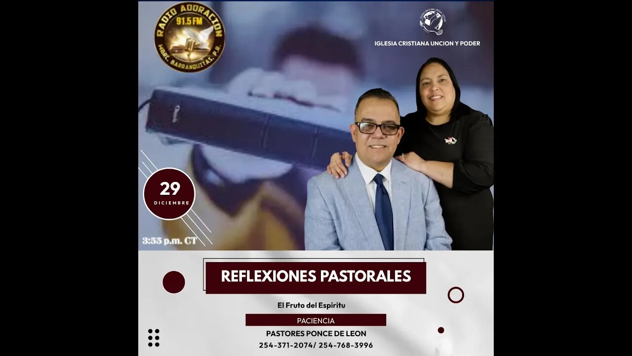 PROGRAMA REFLEXIONES PASTORALES 29 DE DICIEMBRE 2022