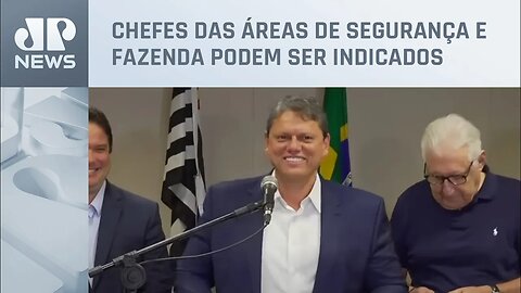 Tarcísio de Freitas deve anunciar novos secretários nesta terça (13)