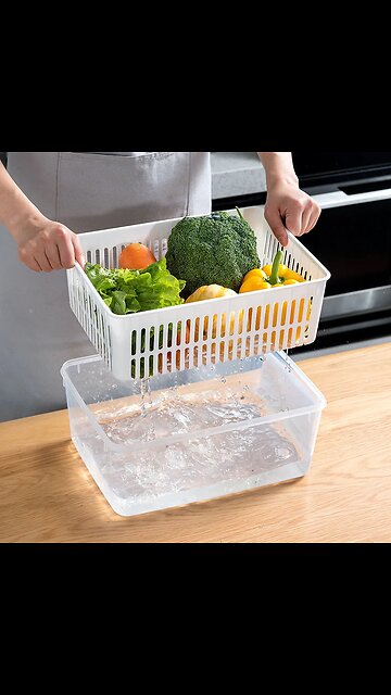 Refrigerator Organizer Fridge Storage Box Fresh Vegetable Fruit Boxes