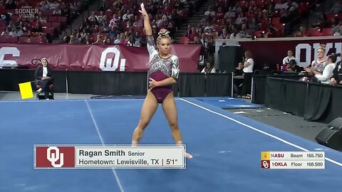 Ragan Smith (OU) 9.975 Floor Exercise - Arizona State at Oklahoma 3/12/23