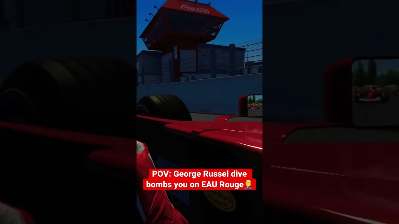 Assetto Corsa VR [Ferrari F2004 F1] Divebomb at SPA🤣 #shorts #f1 #assettocorsa #vr